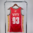 Regata BAPE x Mitchell & Ness Cavs Vermelha ABC Basketball Swingman 2003/04 - Hardwood Classics