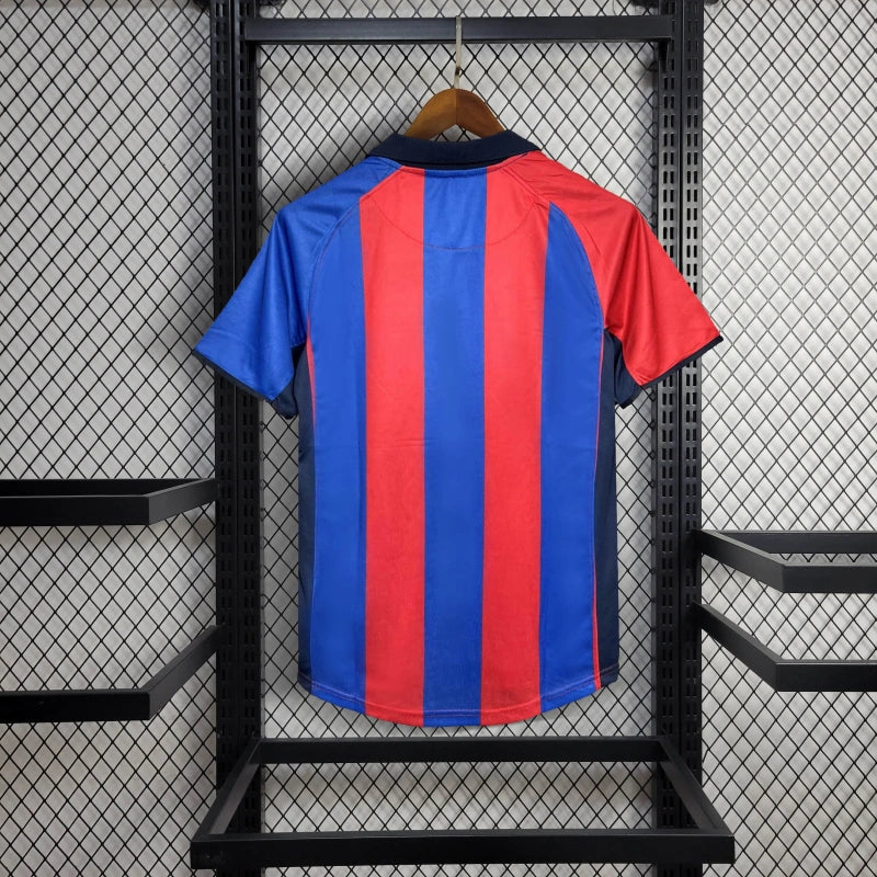 Camisa 1 Barcelona Retrô 2001/02 - Masculina