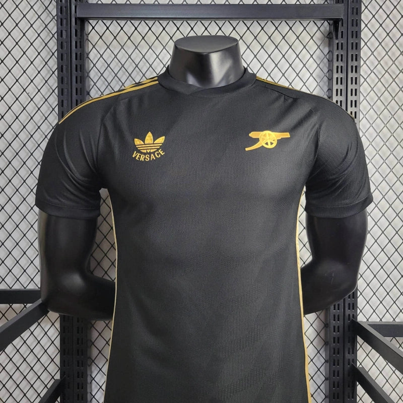 Camisa Edição Exclusiva Arsenal x Versace 2024 Jogador - Masculina