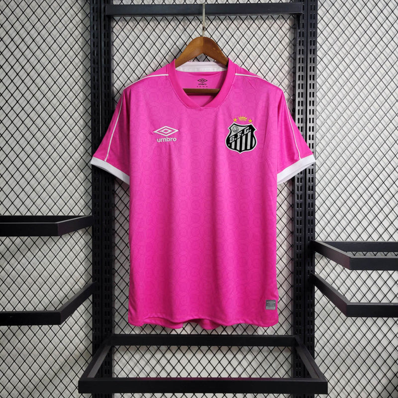 Camisa Santos Outubro Rosa 2023/24 Torcedor - Masculina