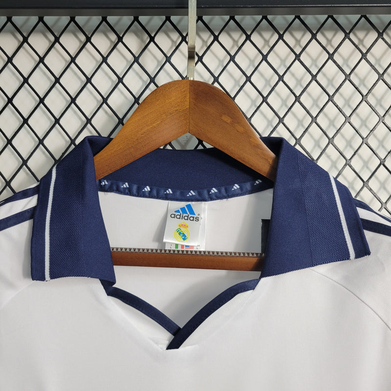 Camisa 1 Real Madrid Retrô 2000/01 - Masculina
