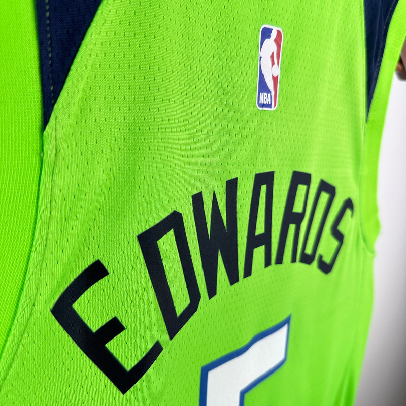 Regata Minnesota Timberwolves Verde limao 2020/21 Swingman - Statement Edition