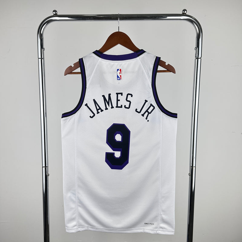Regata Los Angeles Lakers Branca Swingman 2022/23 - City Edition