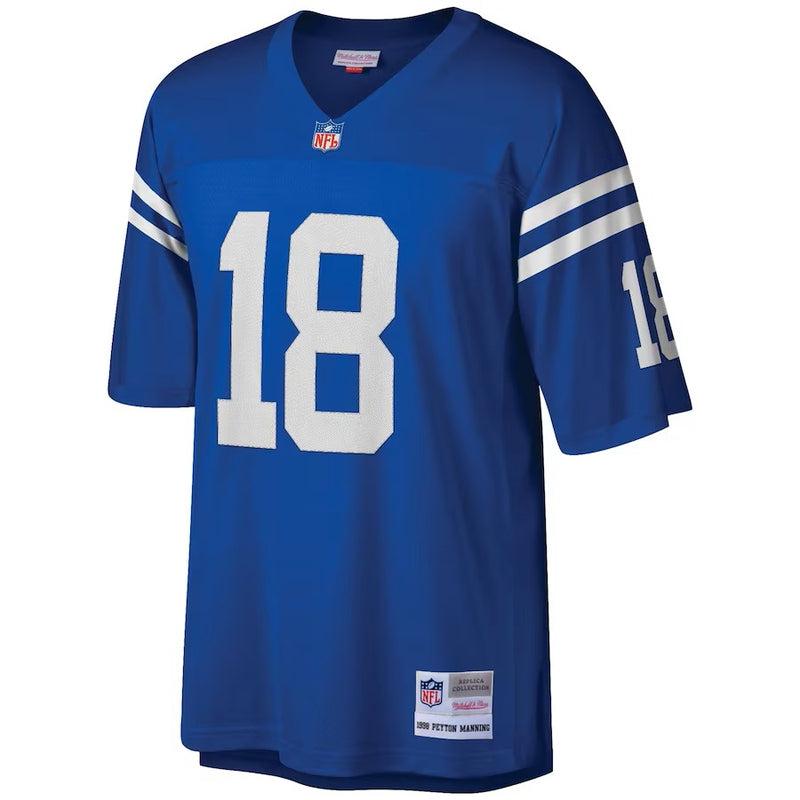 Camisa Peyton Manning Indianapolis Colts Mitchell & Ness Legacy Replica - Azul Royal