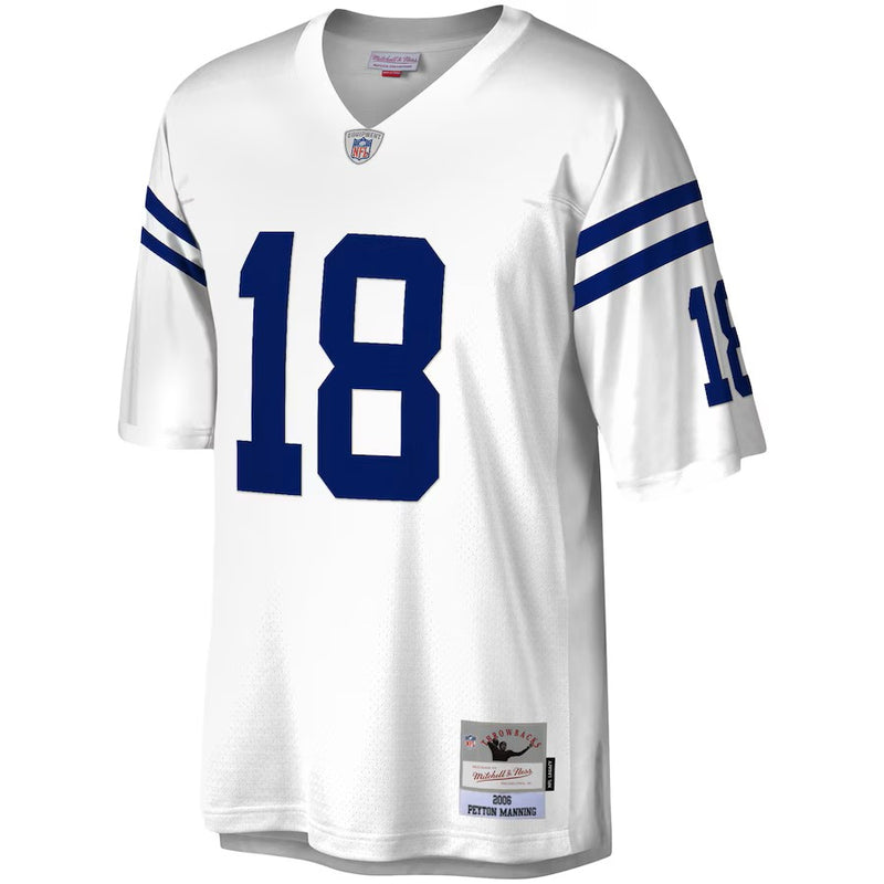 Camisa Peyton Manning Indianapolis Colts Mitchell & Ness Legacy Replica - Branco