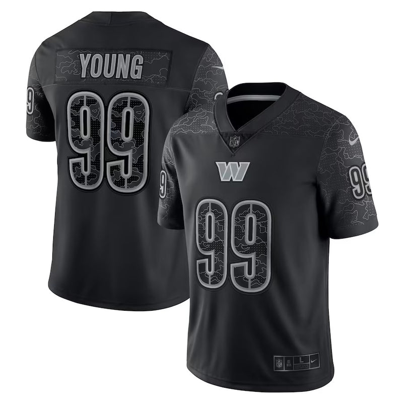 Camisa Washington Commanders Nike RFLCTV Limited - Preta