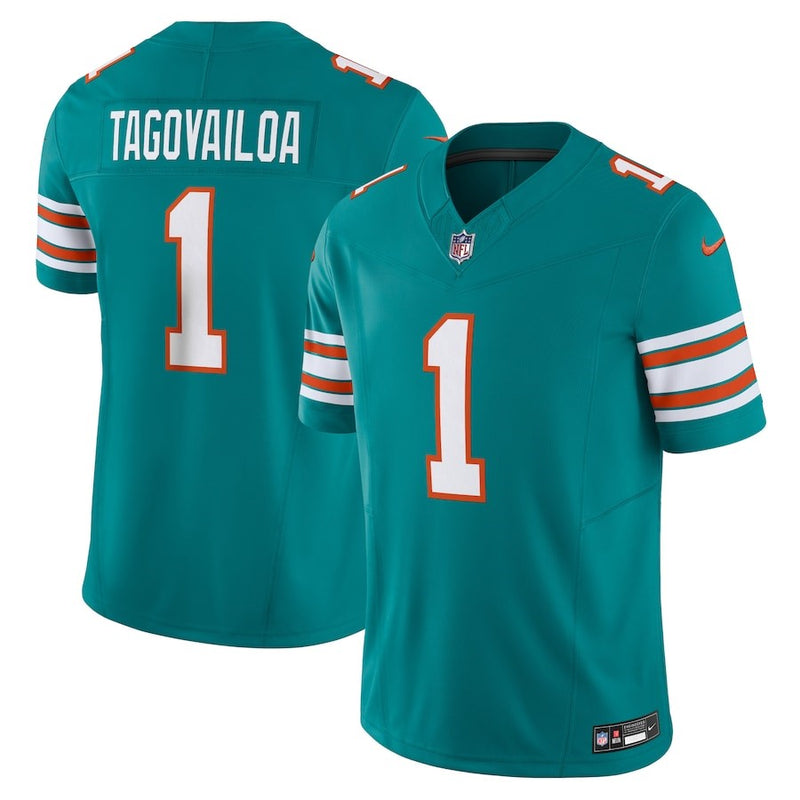 Camisa Miami Dolphins Alternate Vapor F.U.S.E. Limited - Aqua/Branco