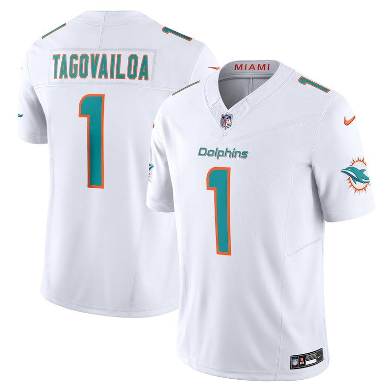 Camisa Miami Dolphins Vapor F.U.S.E. Limited - Aqua/Branca