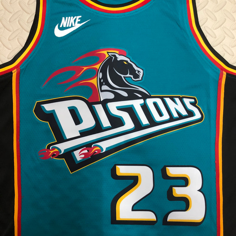 Regata Detroit Pistons Verde Swingman 2022/23 - Classic Edition
