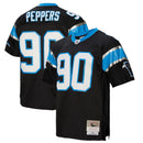 Camisa Julius Peppers Carolina Panthers Mitchell & Ness Big & Tall Alternate Legacy Retired Player 2003 - Preta